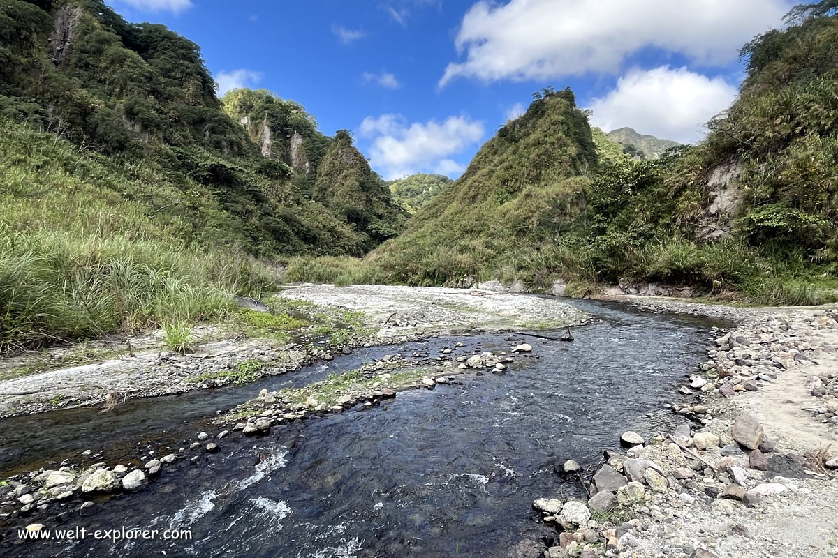 Landschaft beim Vulkan Pinatubo auf den Philippinen
