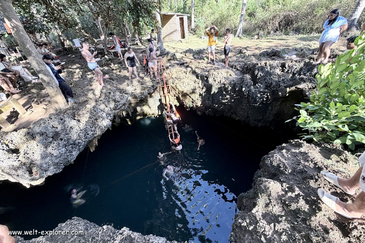 Unterirdische Höhlen und Pools