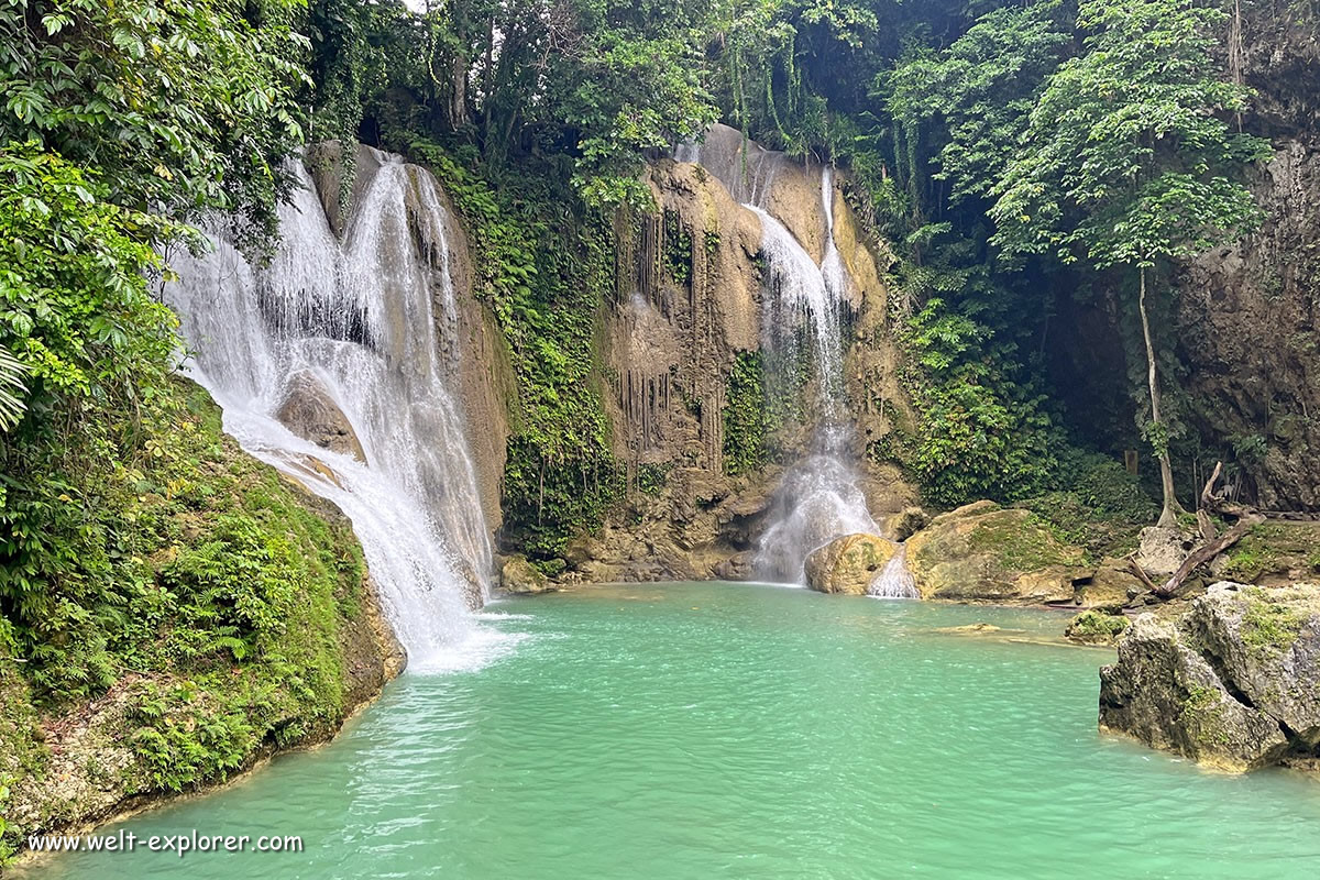 Wasserfall Pahangog Twin Falls