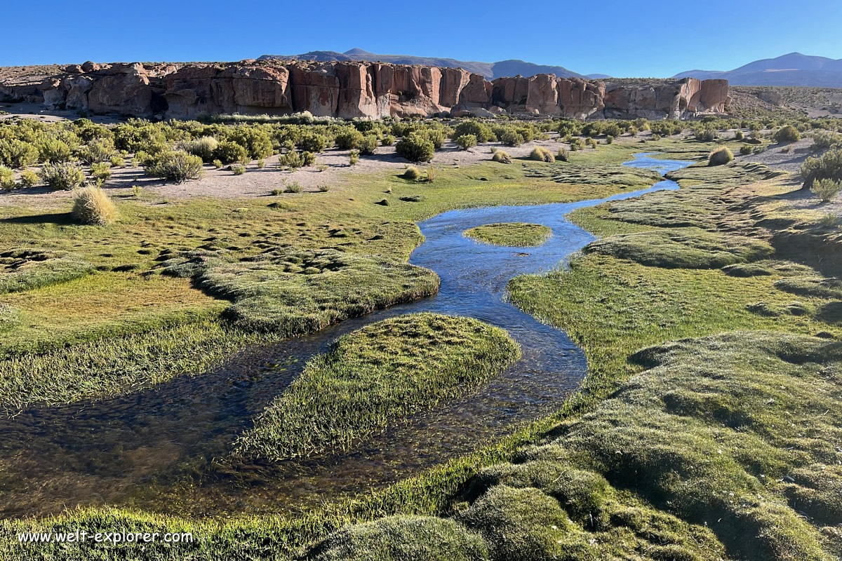 Bolivien Landschaft im Hochland der Anden