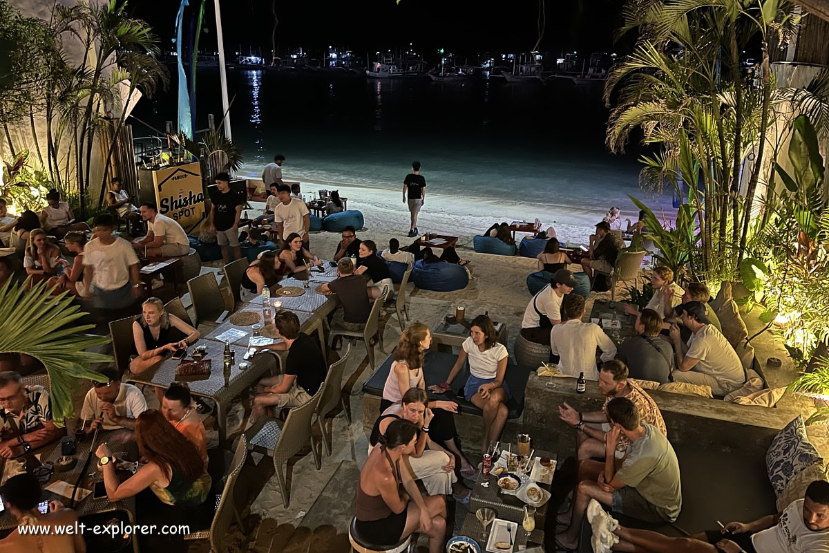 El Nido Nachtleben mit Restaurant und Bar