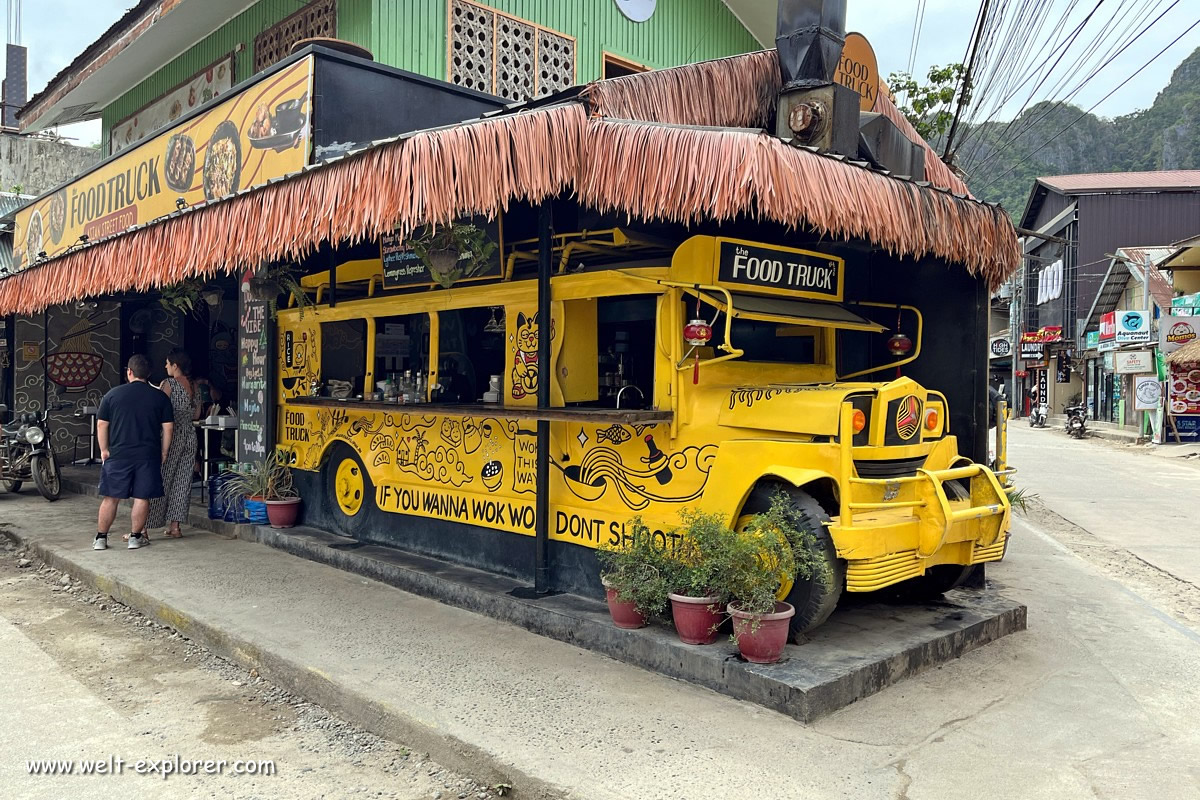 Food Truck in El Nido Philippines