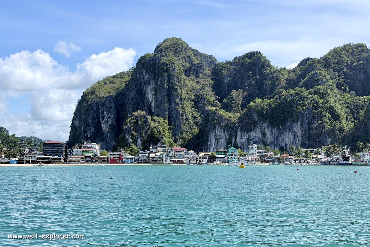 Welt Explorer in El Nido auf den Philippinen