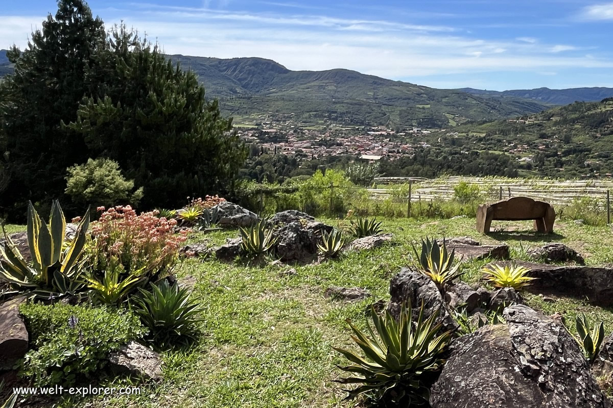 Aussicht und Panorama beim Bergdorf Samaipata