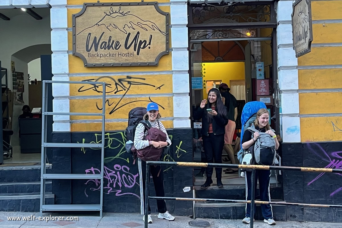Backpacker Hostel in La Paz in Bolivien