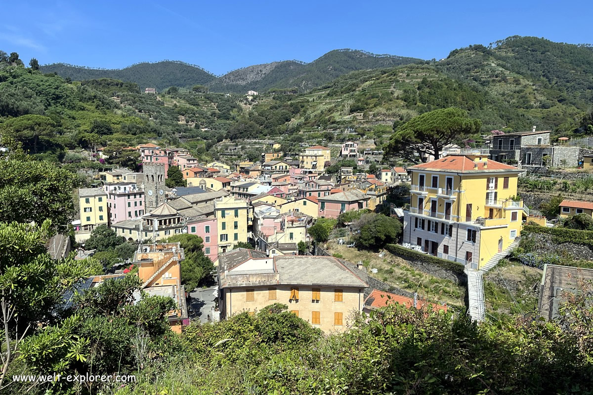 Dorf Monterosso in den Cinque Terre