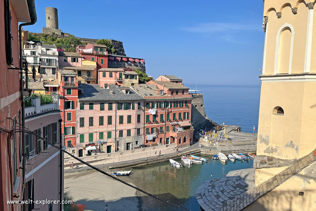 Dorf Vernazza Italien