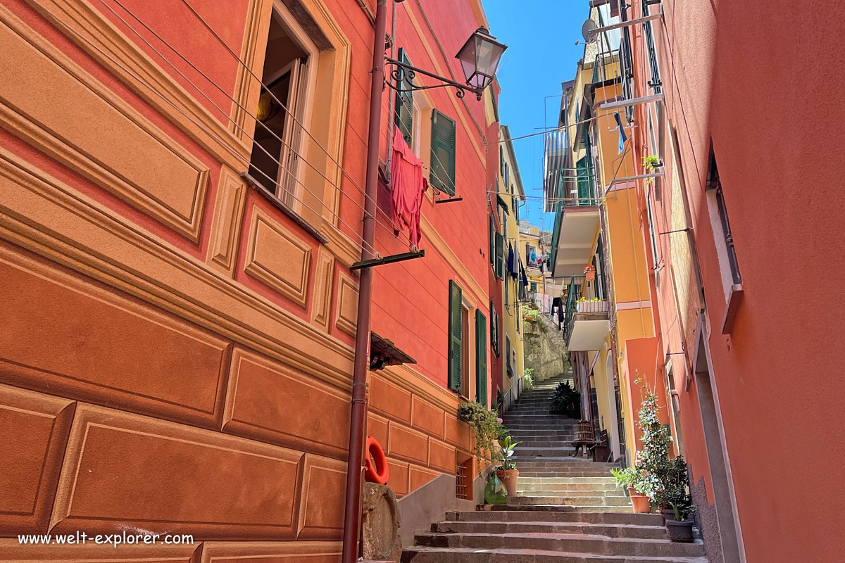Gasse in Monterosso in Cinque Terre