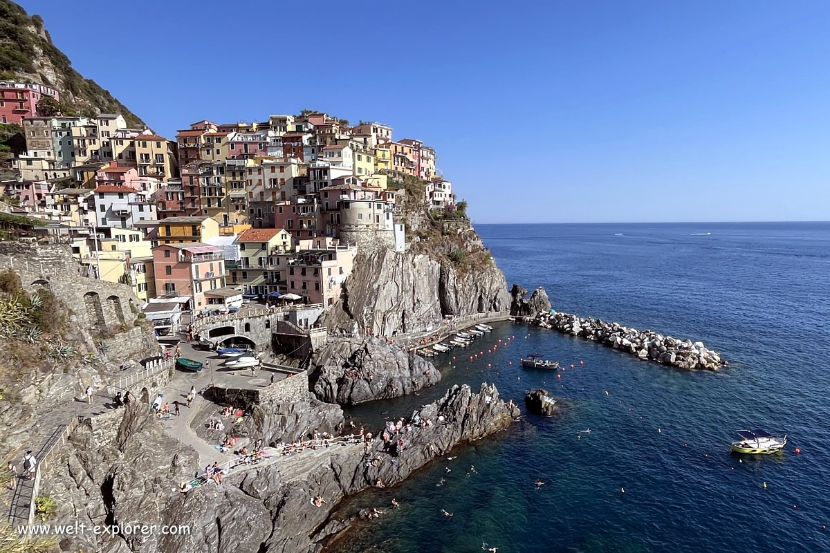Dorf Manarola in den Cinque Terre