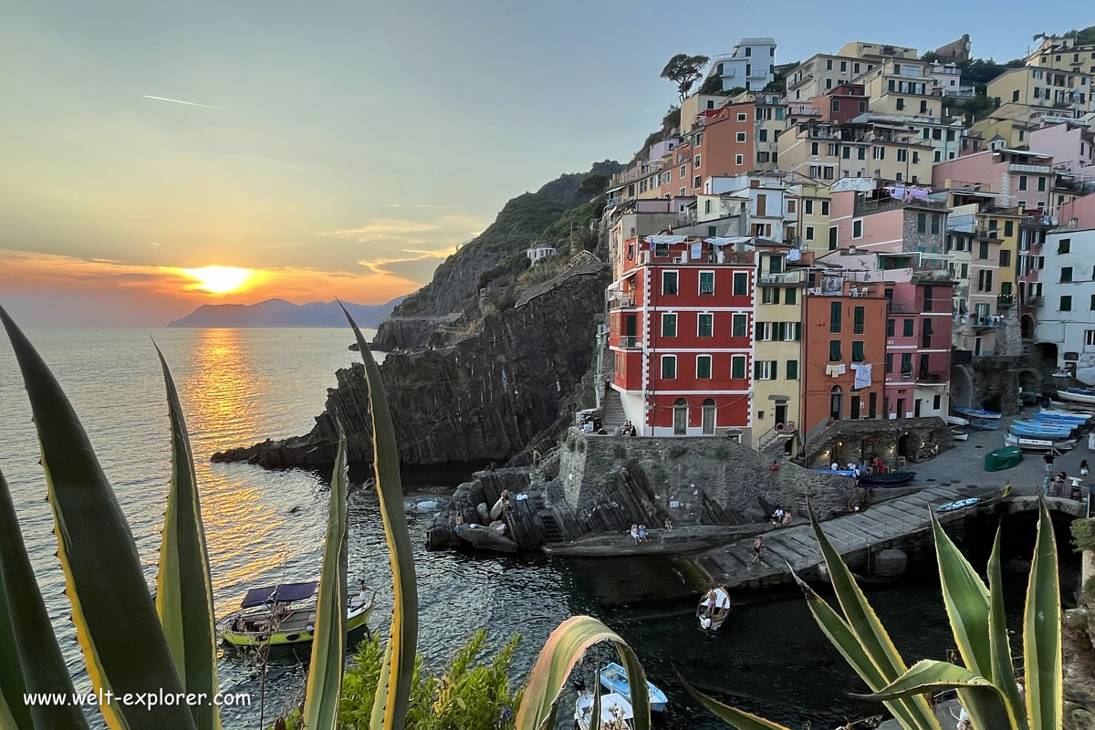 Sonnenuntergang Riomaggiore Cinque Terre