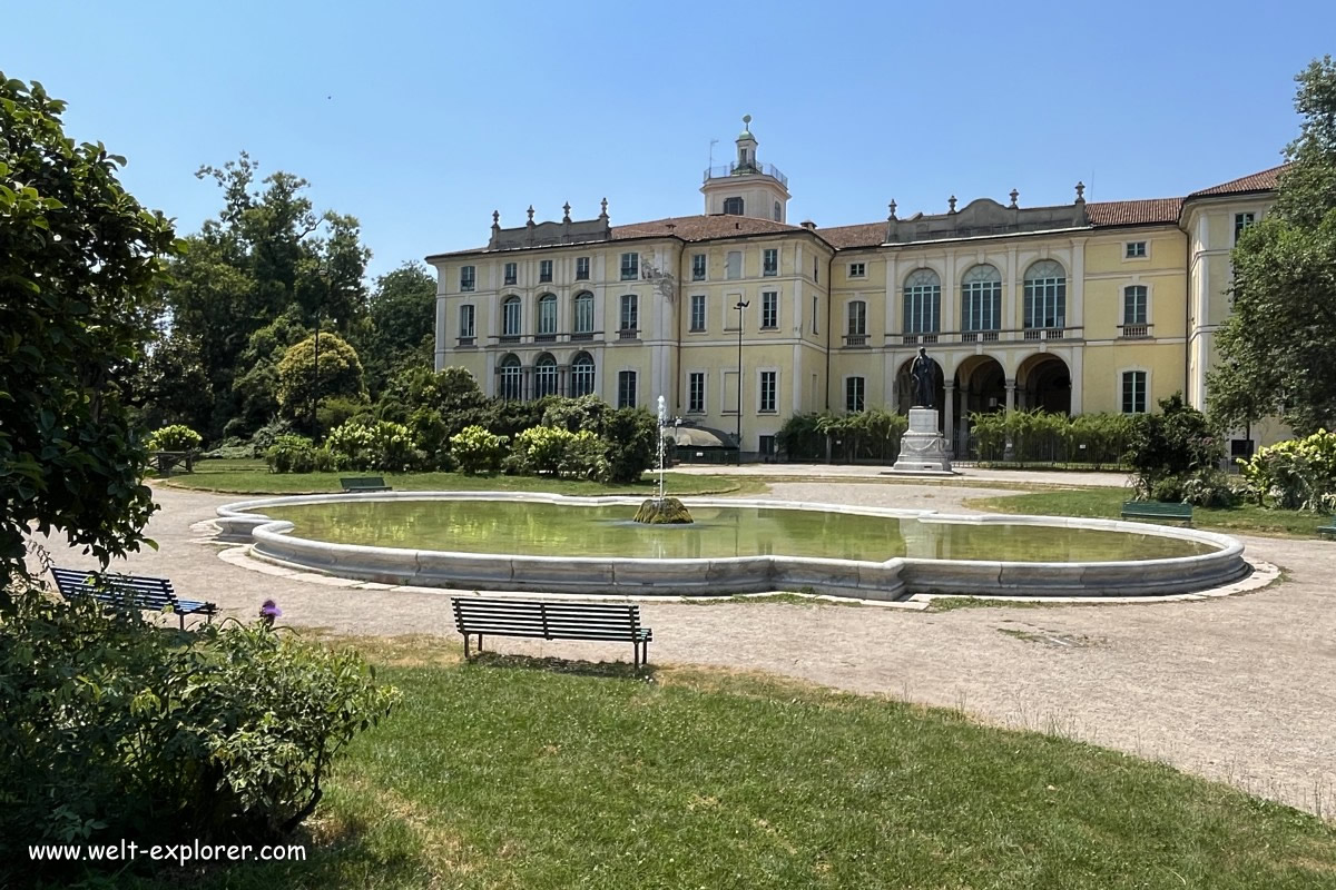 Palast Palazzo Dugnani im Indro Montanelli Park