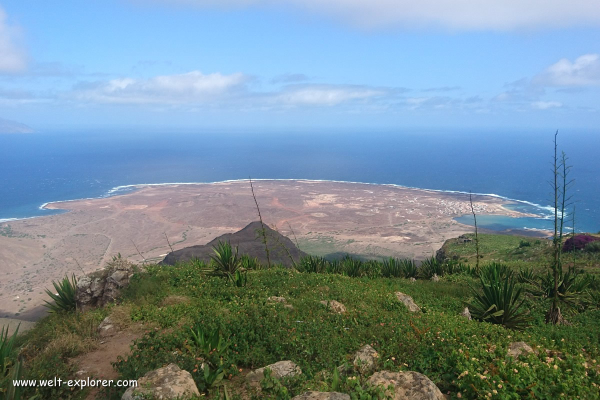 Panorama und Aussicht auf dem Berg Monte Verde