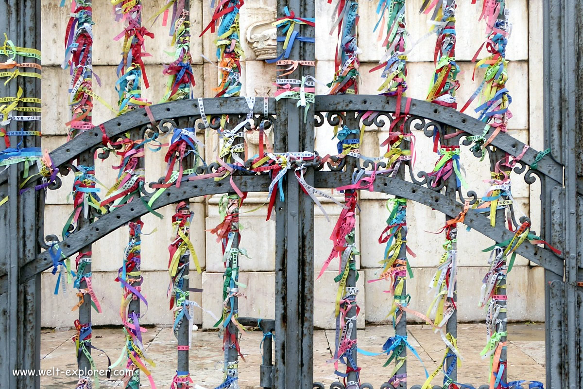 Brasilianische Wunschbänder in Salvador de Bahia