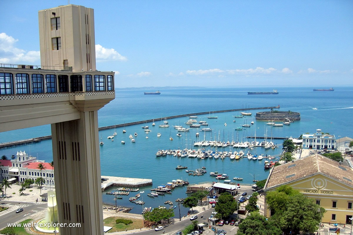 Sehenswürdigkeit Aufzug Elevador Lacerda in Salvador